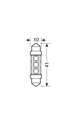 24/30V Hyper-Led 36 - 12 SMD x 3 chips - 11x41 mm - SV8,5-8 - 20 pcs  - Sac - Blanc - Double polarité