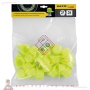 Dustite®, indicateurs de desserrage d’écrous et capuchon de protection, set 20 pcs - 27 mm - Jaune fluo