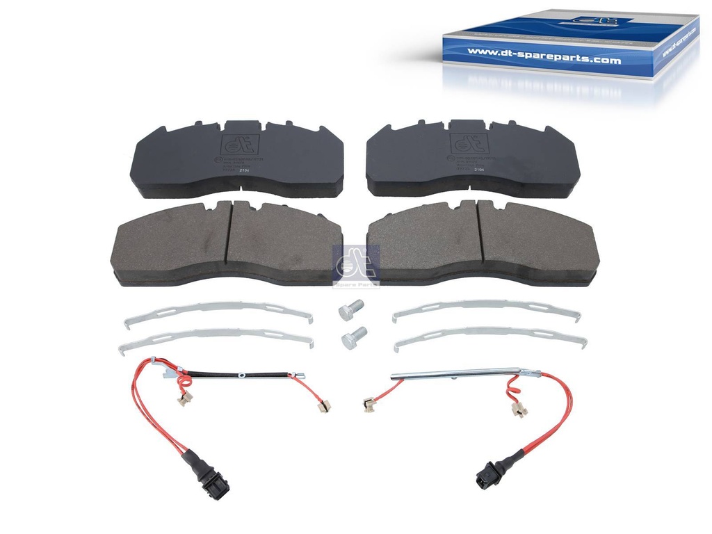 Kit de garnitures de disque de frein RENAULT - DT SPARE PARTS