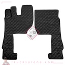 2 tapis en Skeentex - Noir - compatible pour Volvo FH Serie 4 (01/21>) automatic, manual - Volvo FH Serie 4 (09/12>12/20) automatic, manual - LAMPA