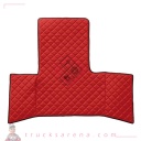 Tapis central en Skeentex - Rouge - compatible pour Man TGL (09/12>) L, LX cab - Man TGM (09/12>) L, LX cab - Man TGS (09/14>) L, LX cab - LAMPA