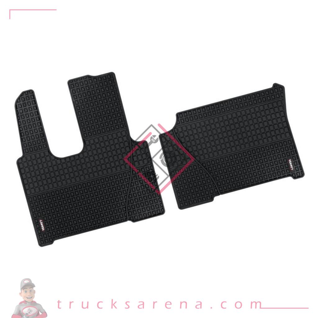 Tapis de sol camion sur mesure en caoutchouc écologique - compatible pour  Mercedes Actros MP4 (09/11>09/19) -  Mercedes Antos (09/12>) -  Mercedes Actros MP5 (10/19>) - LAMPA