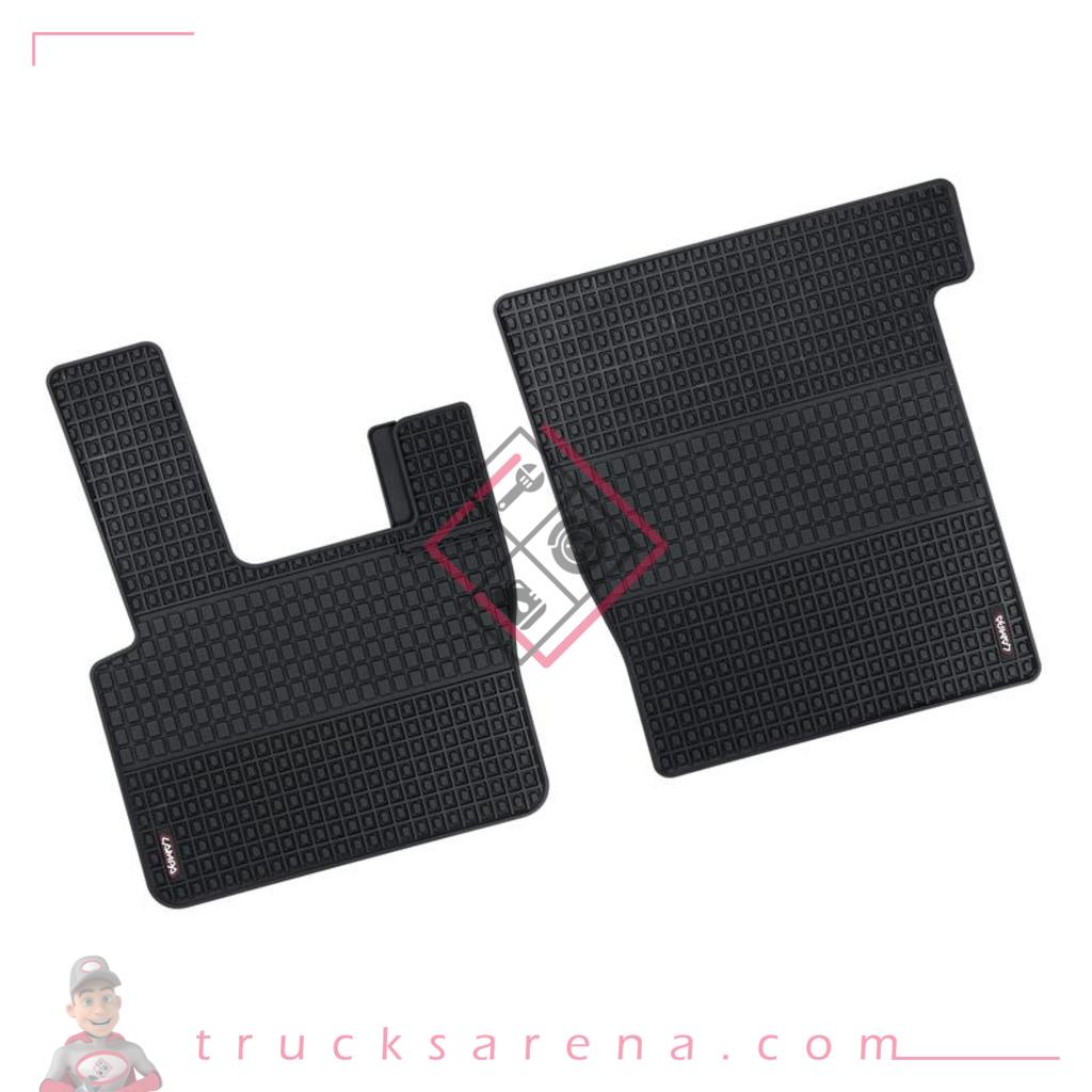 Tapis de sol camion sur mesure en caoutchouc écologique - compatible pour  Daf 95XF (01/97>09/03) -  Daf CF65 (01/01>12/14) -  Daf CF75 (01/01>12/14) -  Daf CF85 (04/06>12/14) -  Daf XF 105 (02/04>12/14) -  Daf XF 95 (11/01>12/07) - LAMPA