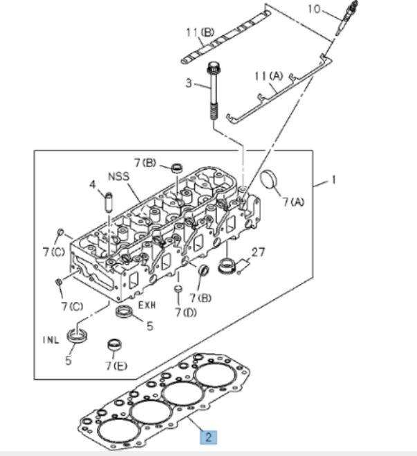 Joint de culasse - ISUZU PARTS