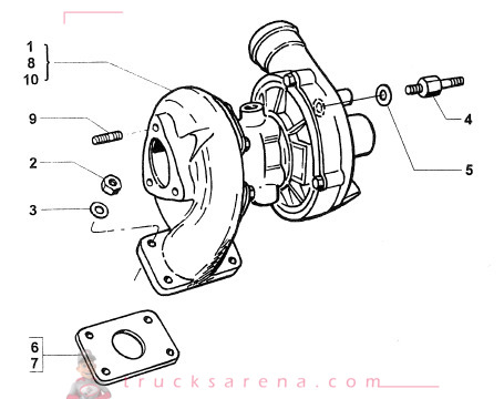 [GAM 362095861] Joint turbocompresseur sur collecteur - AVIA