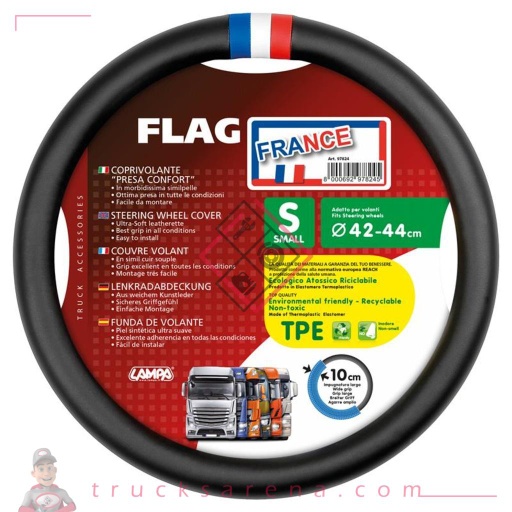 [LAM 8000692978245] Flag Francia, couvre-volant en Skeentex - S - Ø 42/44 cm - LAMPA