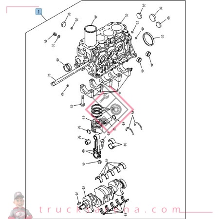 [ISU 5873111261] Engine Asm; Par - ISUZU PARTS