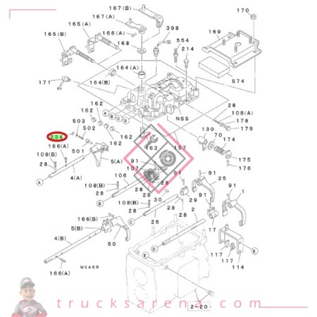 [ISU 8944603570] Circlips - ISUZU PARTS