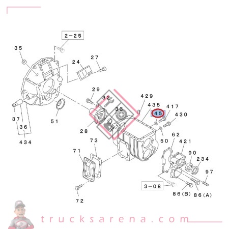 [ISU 8971157120] Joint b.v + b.t - ISUZU PARTS