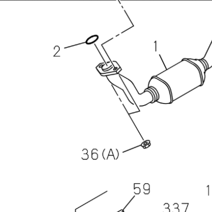 [ISU 8980172700] Gasket; Pipe To - ISUZU PARTS