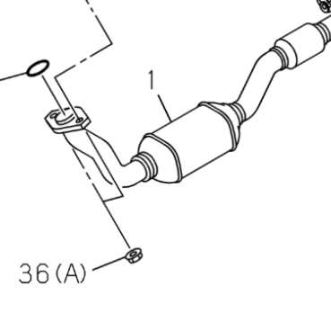 [ISU 8981550990] Pipe; Exh - ISUZU PARTS